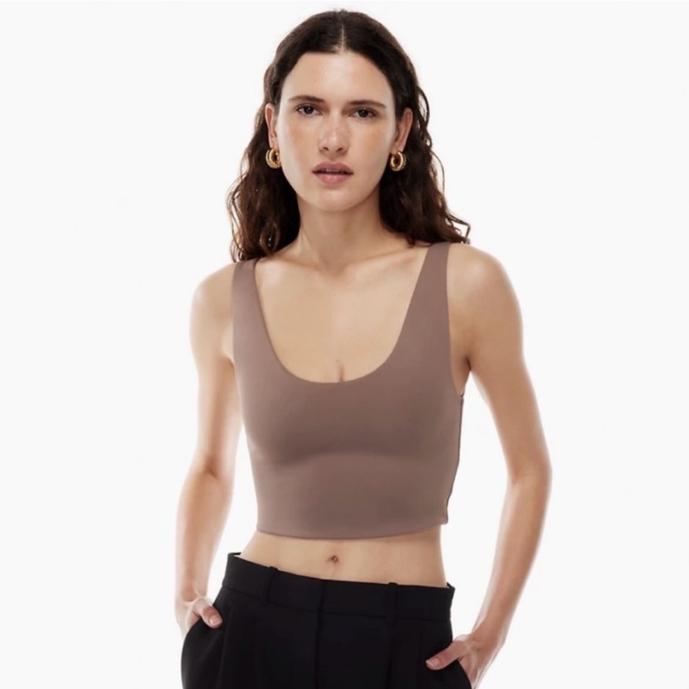 Aritzia Babaton Brown Tank Top